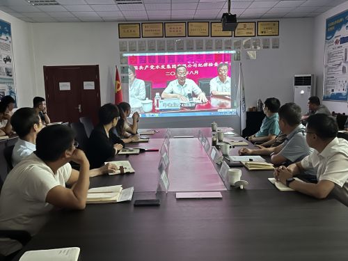 【河海水文】水發(fā)水控集團(tuán)黨委委員、紀(jì)委書記王高升到河海公司全面從嚴(yán)治黨、黨風(fēng)廉政建設(shè)專題調(diào)研 (1).jpg